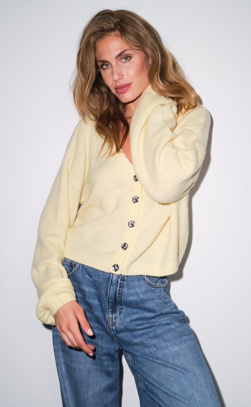 Gossia Cardigan - Rosie - Soft Lemon