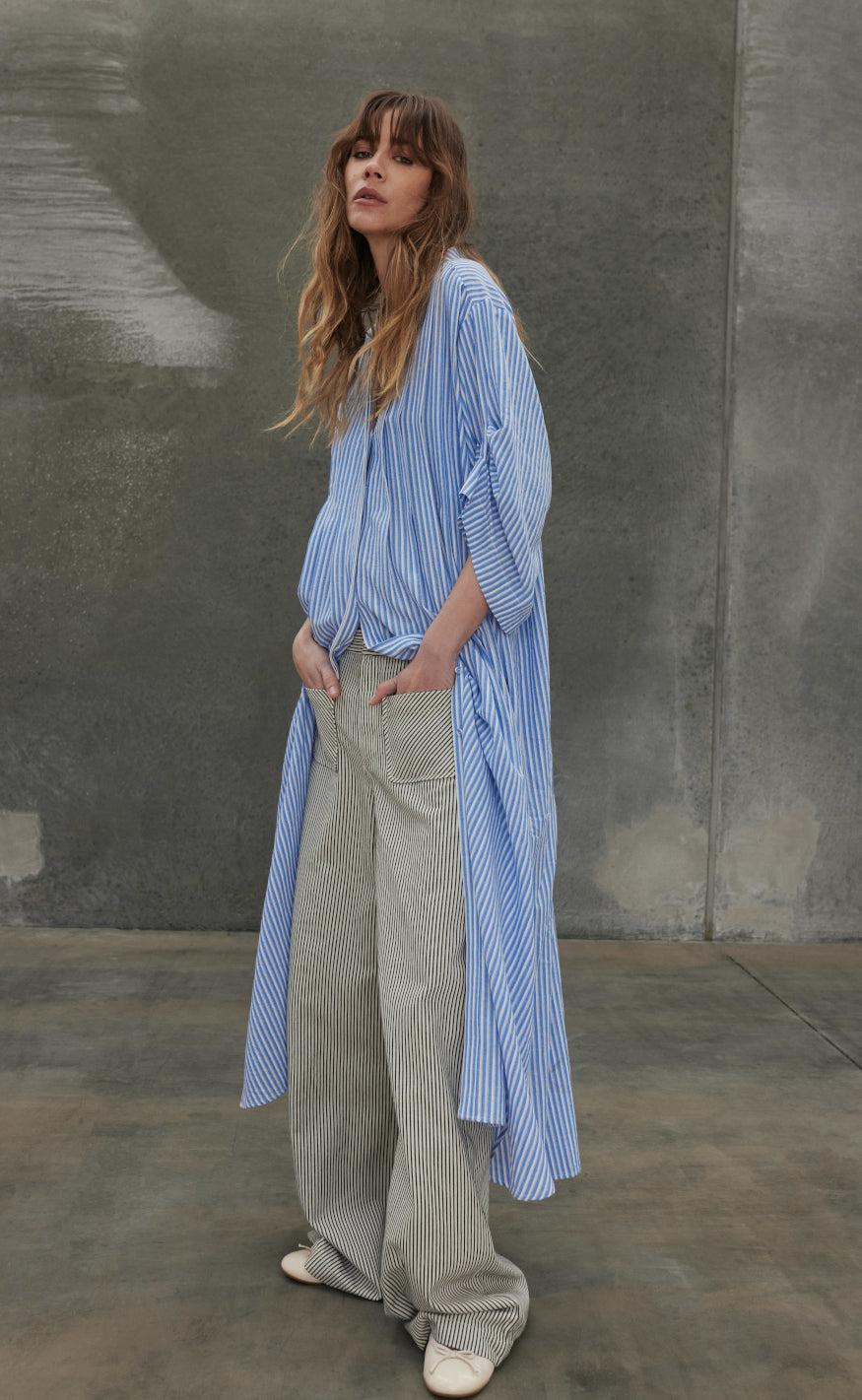 Gossia Kjole - Alexa - Blue Stripes