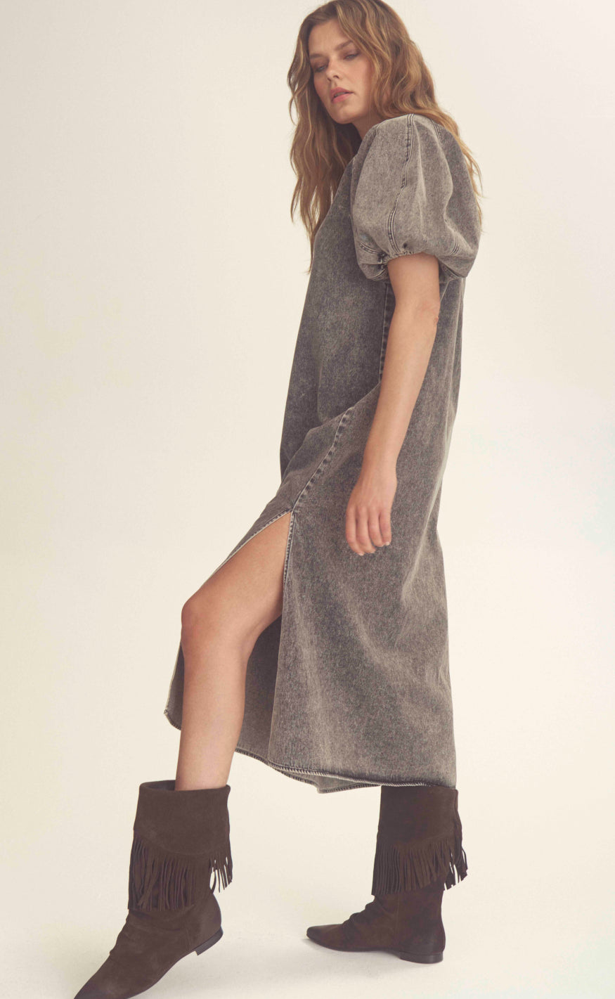Gossia Kjole - Annina - Black Snow Wash