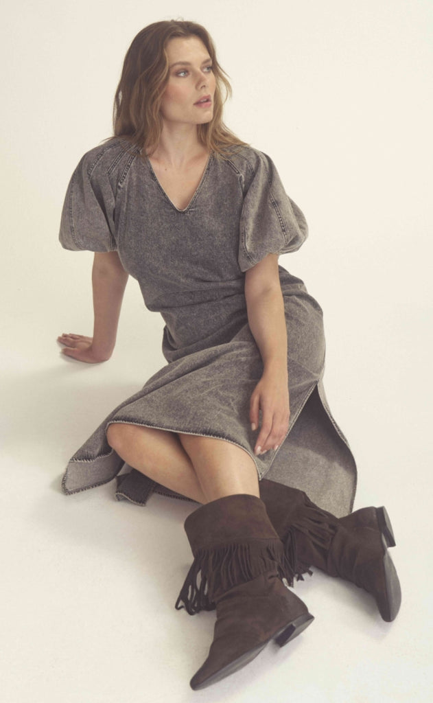 Gossia Kjole - Annina - Black Snow Wash