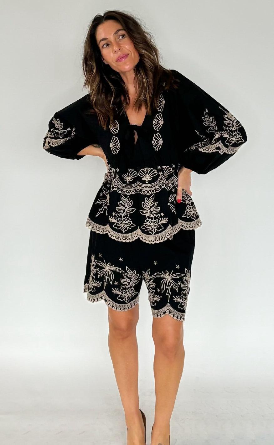 Gossia Shorts - Dikte - Black/Sand
