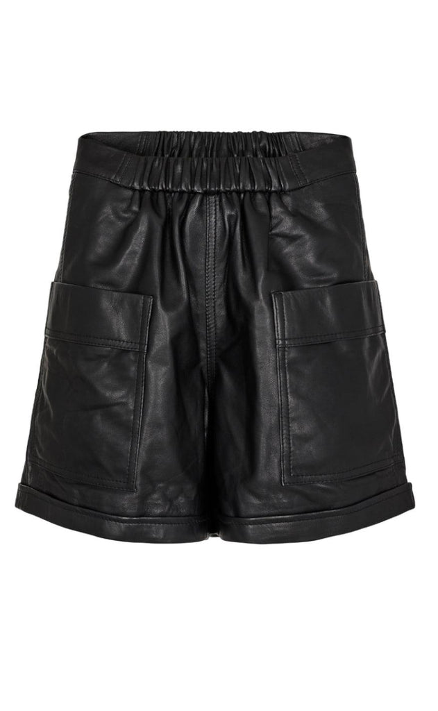 Gossia Shorts - Thilla Leather - Black