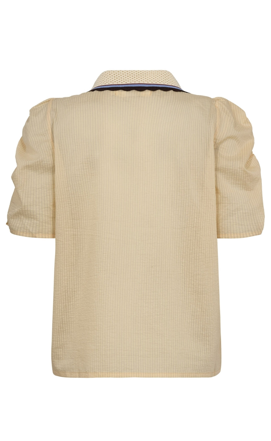 Gossia Skjorte - Ally - Soft Lemon Stripes