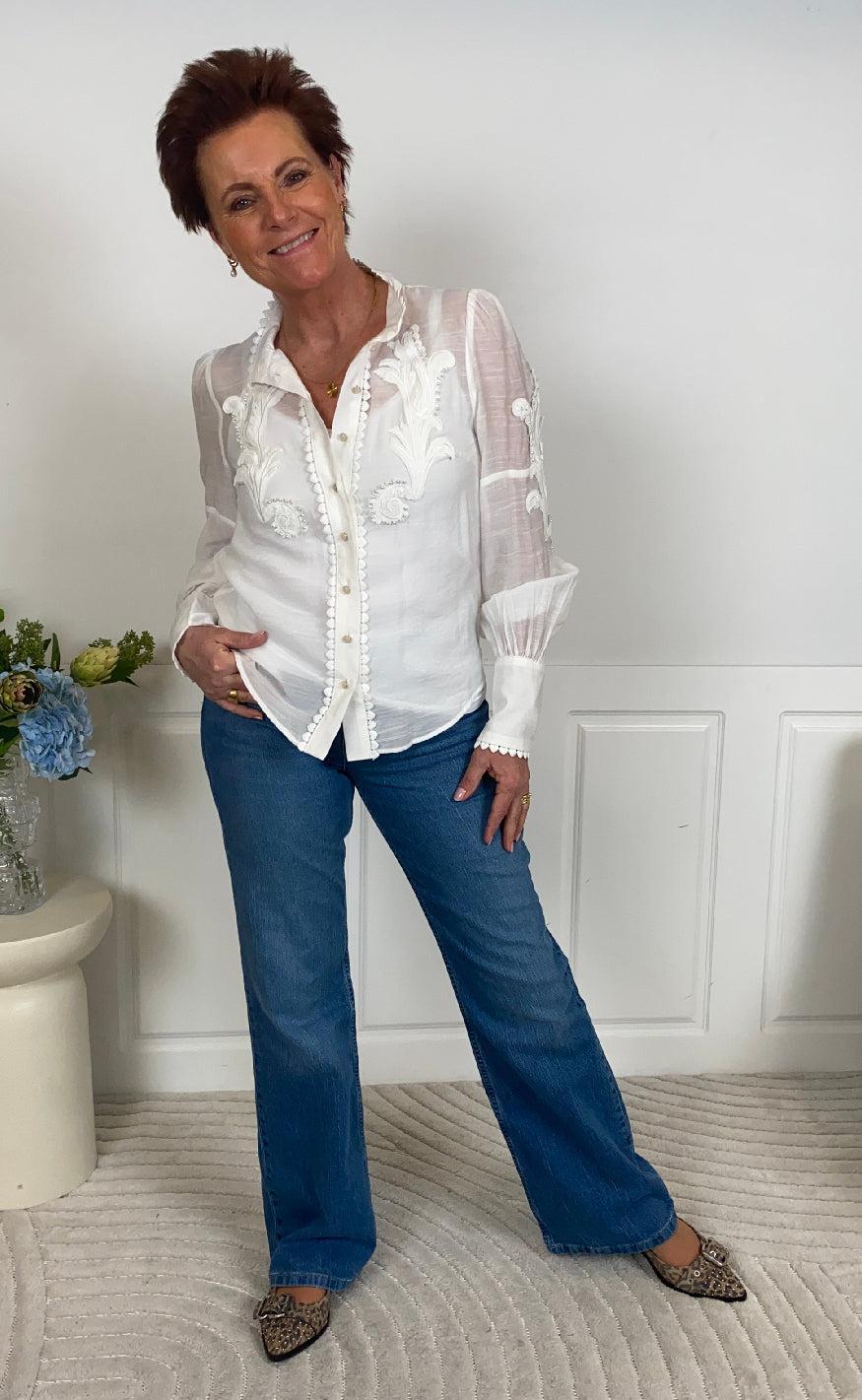 Gossia Skjorte - Malla - Off-white