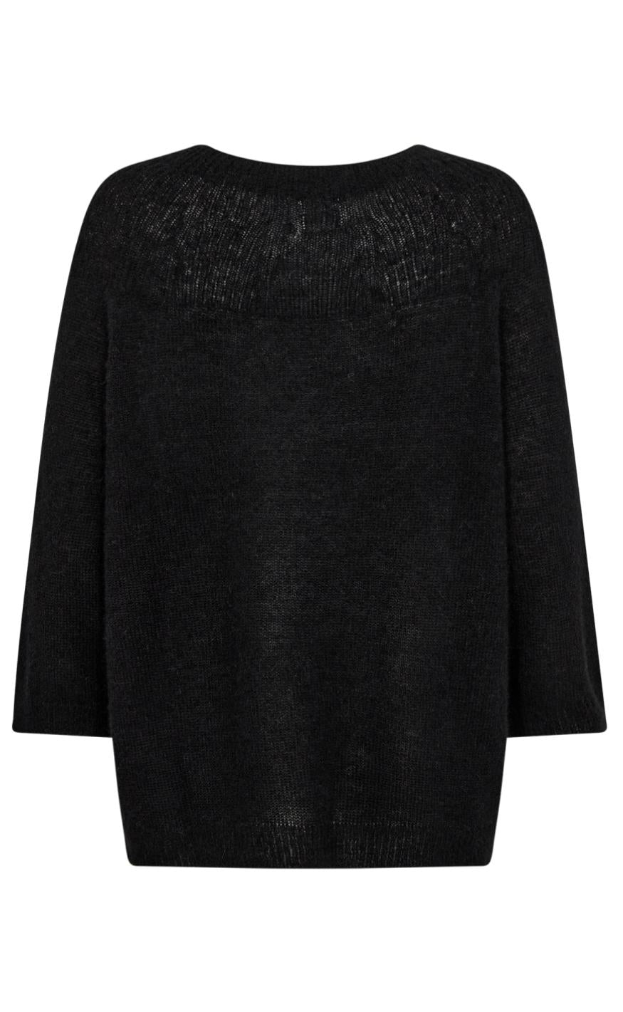 Gossia Striktrøje - Amelia - Black
