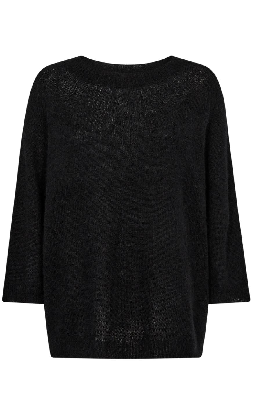 Gossia Striktrøje - Amelia - Black