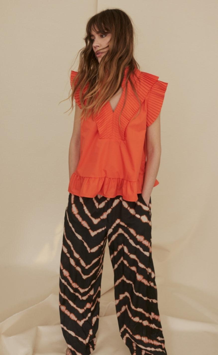 Gossia Top - Ann - Coral Sun
