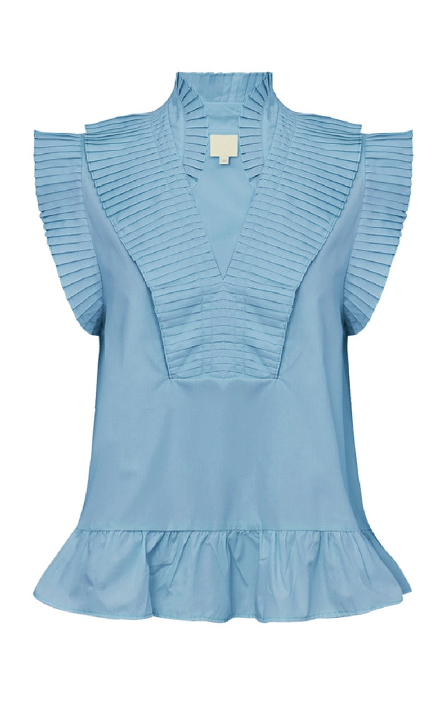 Gossia Top - Ann - Ice Blue