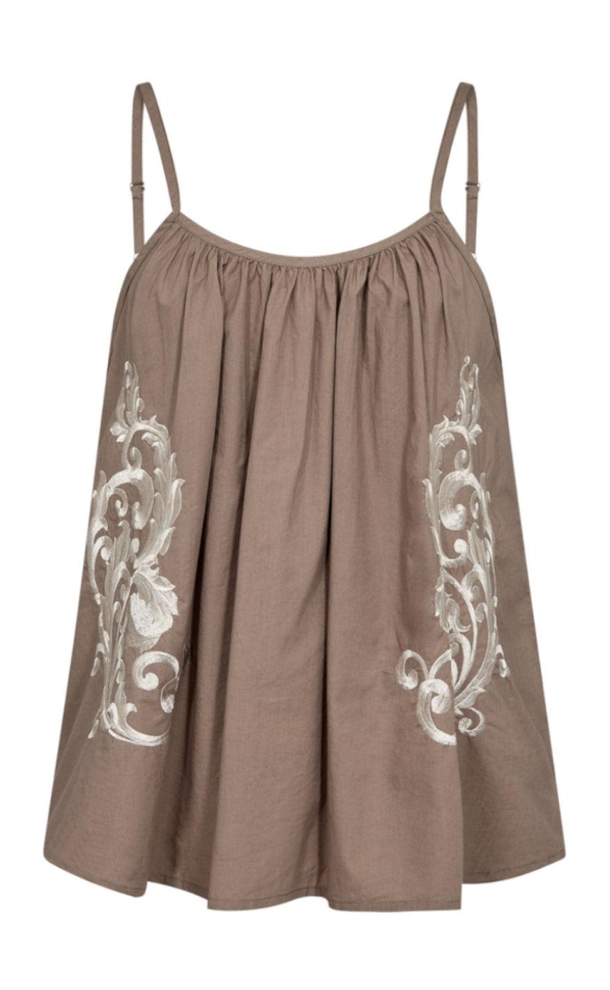 Gossia Top - Halla - Milk Chocoo
