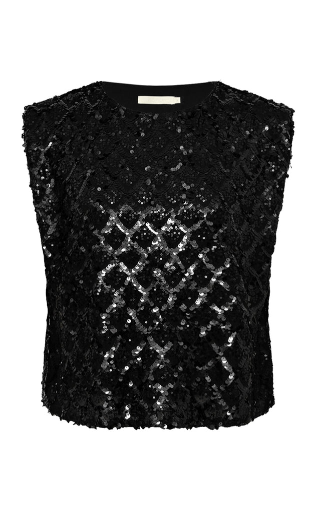 Gossia Top - Holly - Black