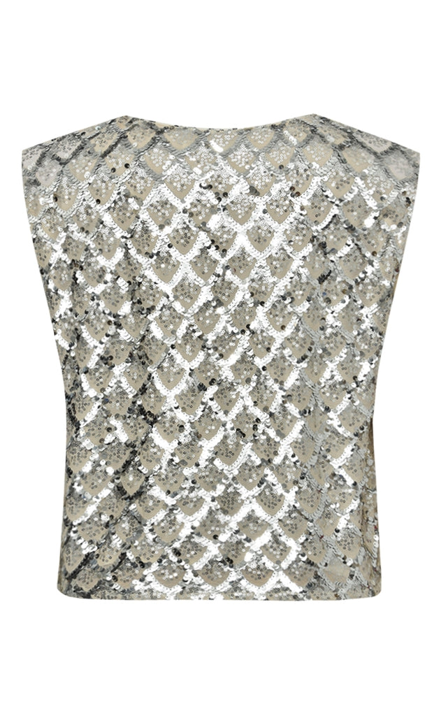 Gossia Top - Holly - Silver