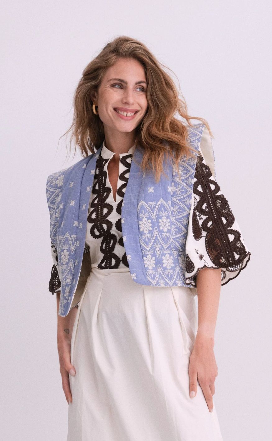Gossia Vest - Anina - Chambrey Blue
