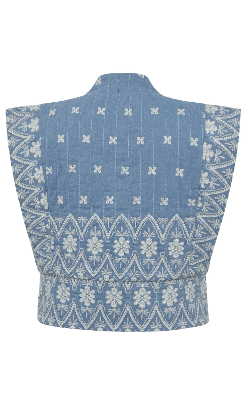 Gossia Vest - Anina - Chambrey Blue