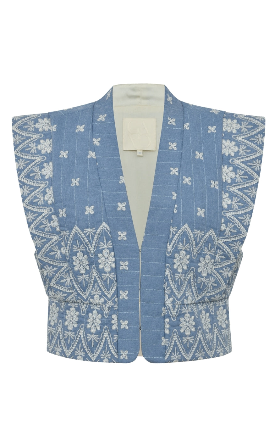 Gossia Vest - Anina - Chambrey Blue