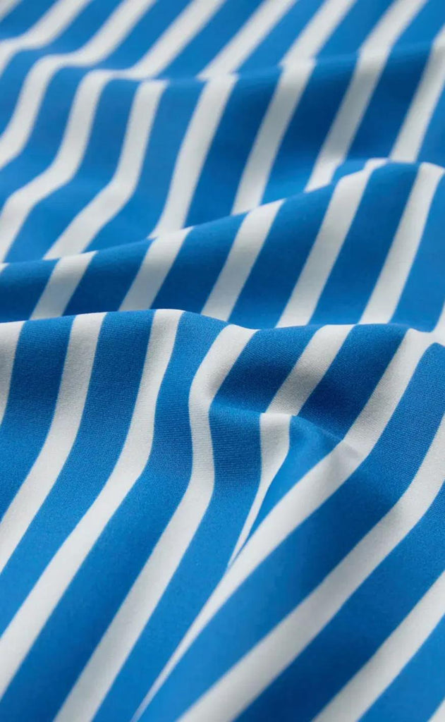 H2O Badedragt - Stripe Swim - King Blue