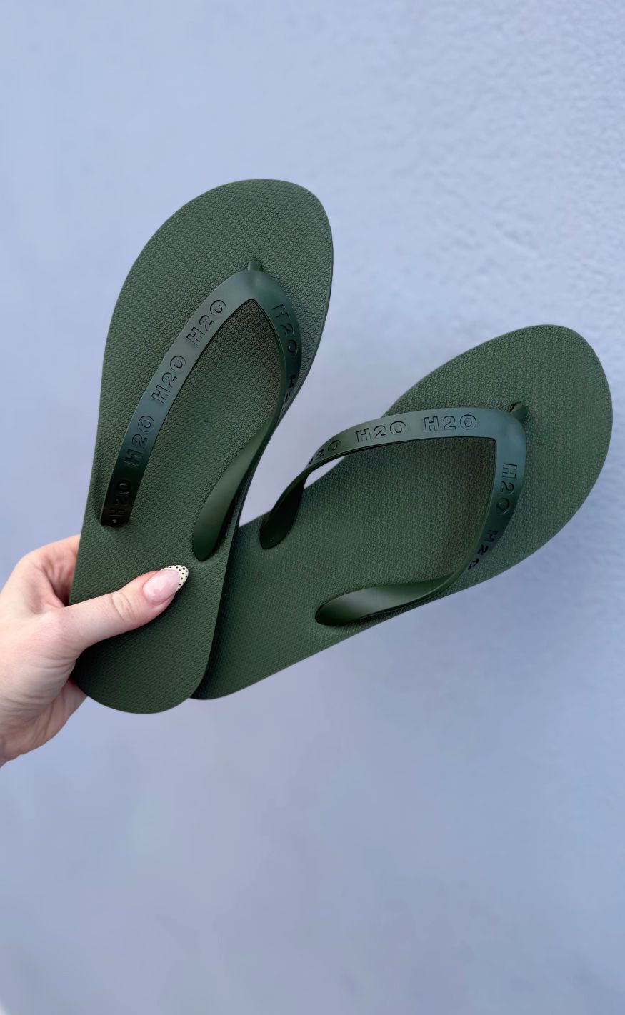 H2O Badesandal - Flip Flop - Army