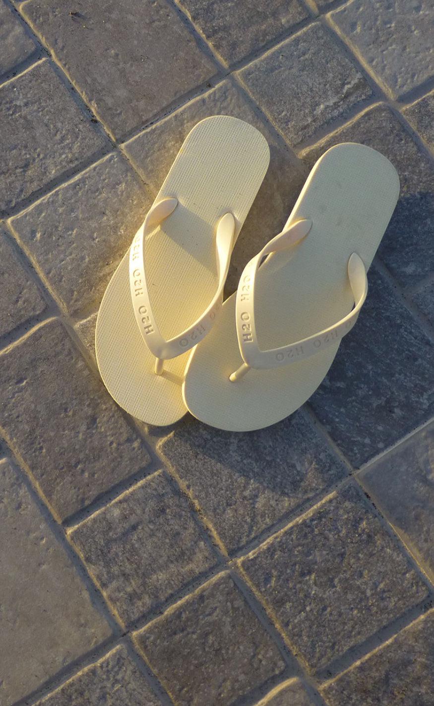 H2O Badesandal - Flip Flop - Pale Banana