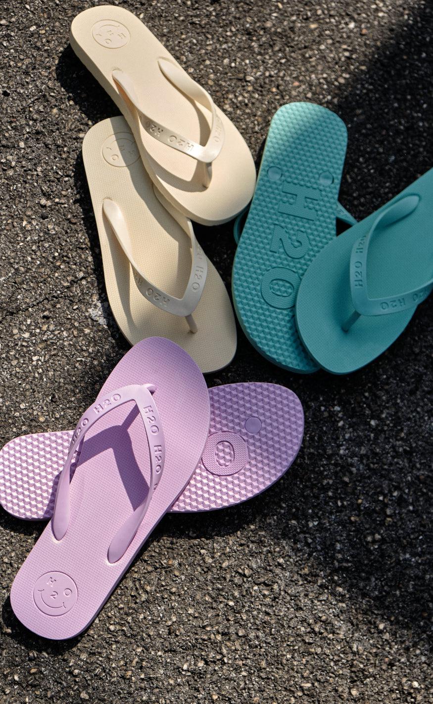 H2O Badesandal - Flip Flop - Pale Banana