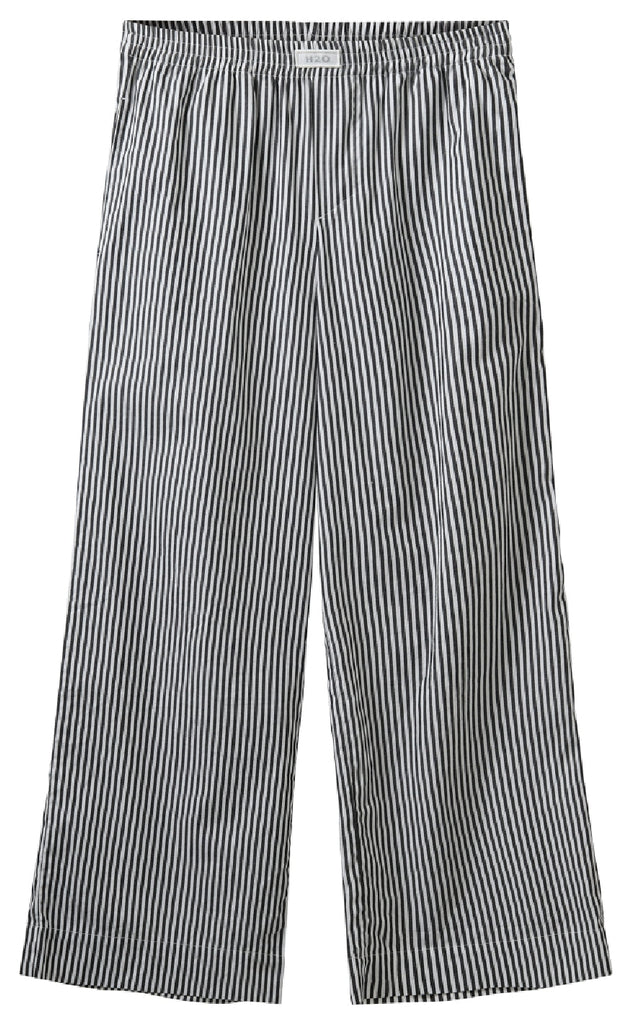 H2O Bukser - Rønne Essential - Black/White Stripe