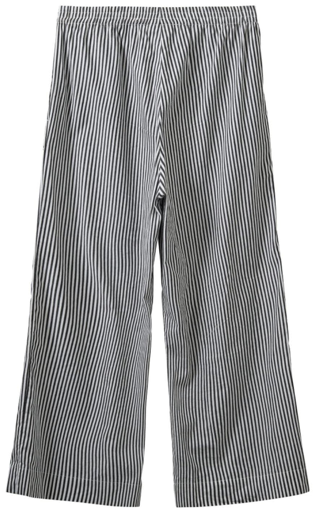 H2O Bukser - Rønne Essential Pajamas - Black/White Stripe