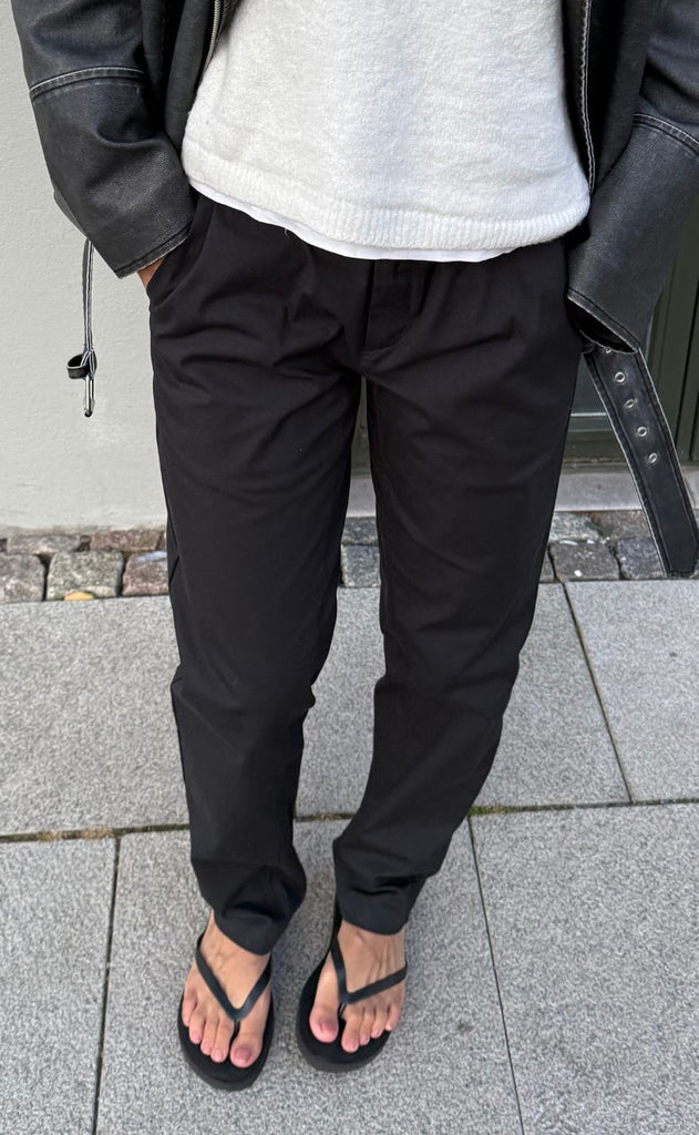 H2O Bukser - Skalø Straight - Black