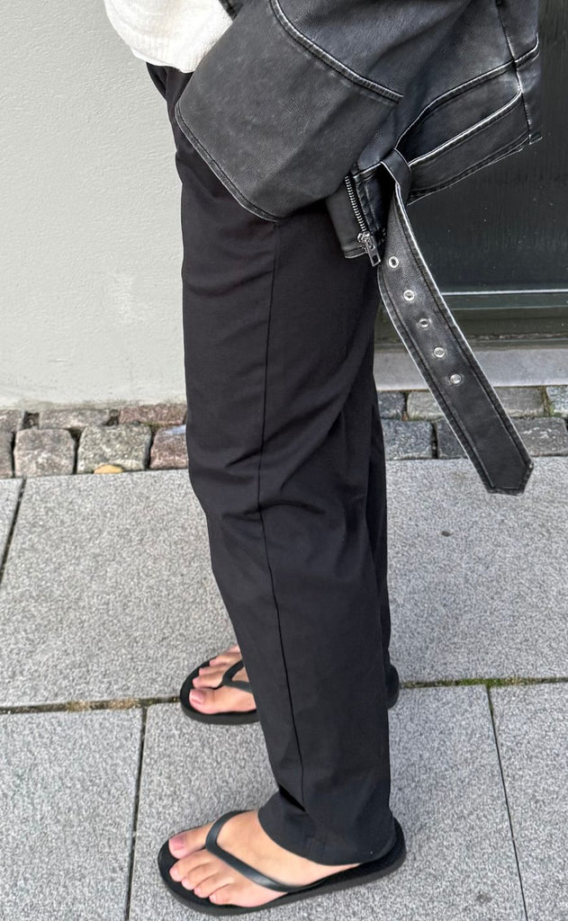 H2O Bukser - Skalø Straight - Black