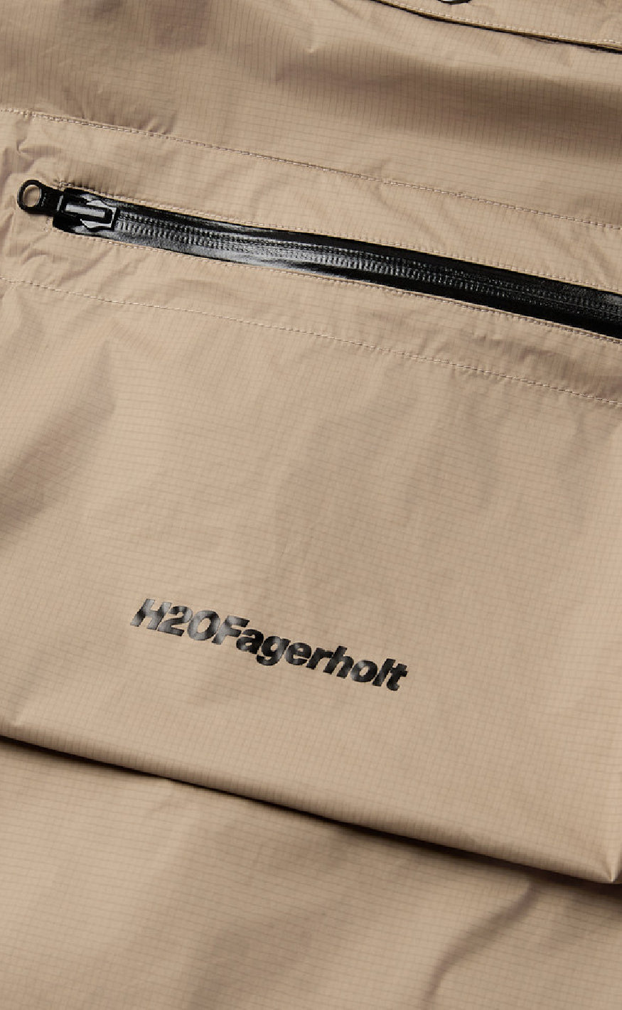 H2O Fagerholt Regnjakke - Tech3 Rain - Sand