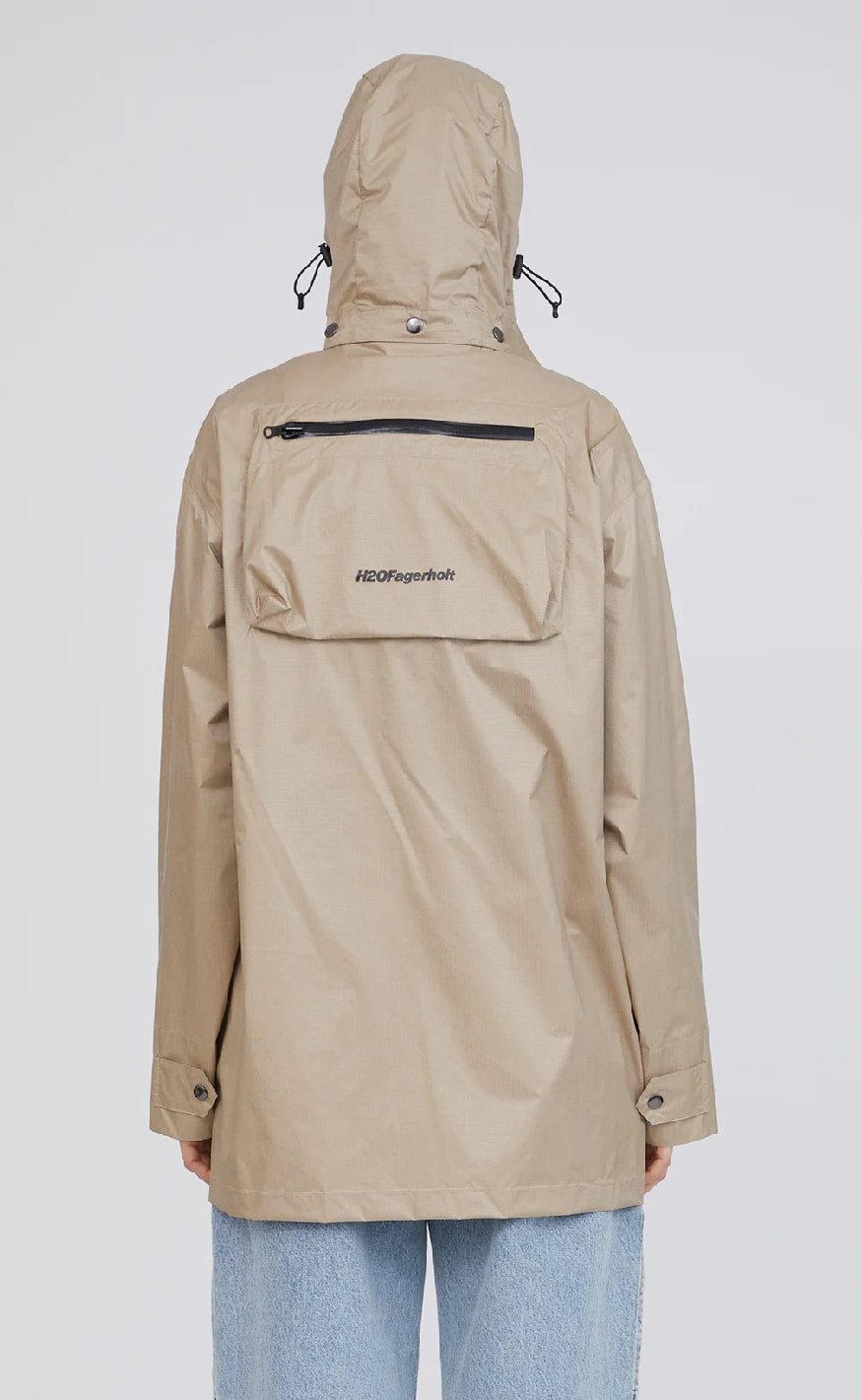 H2O Fagerholt Regnjakke - Tech3 Rain - Sand