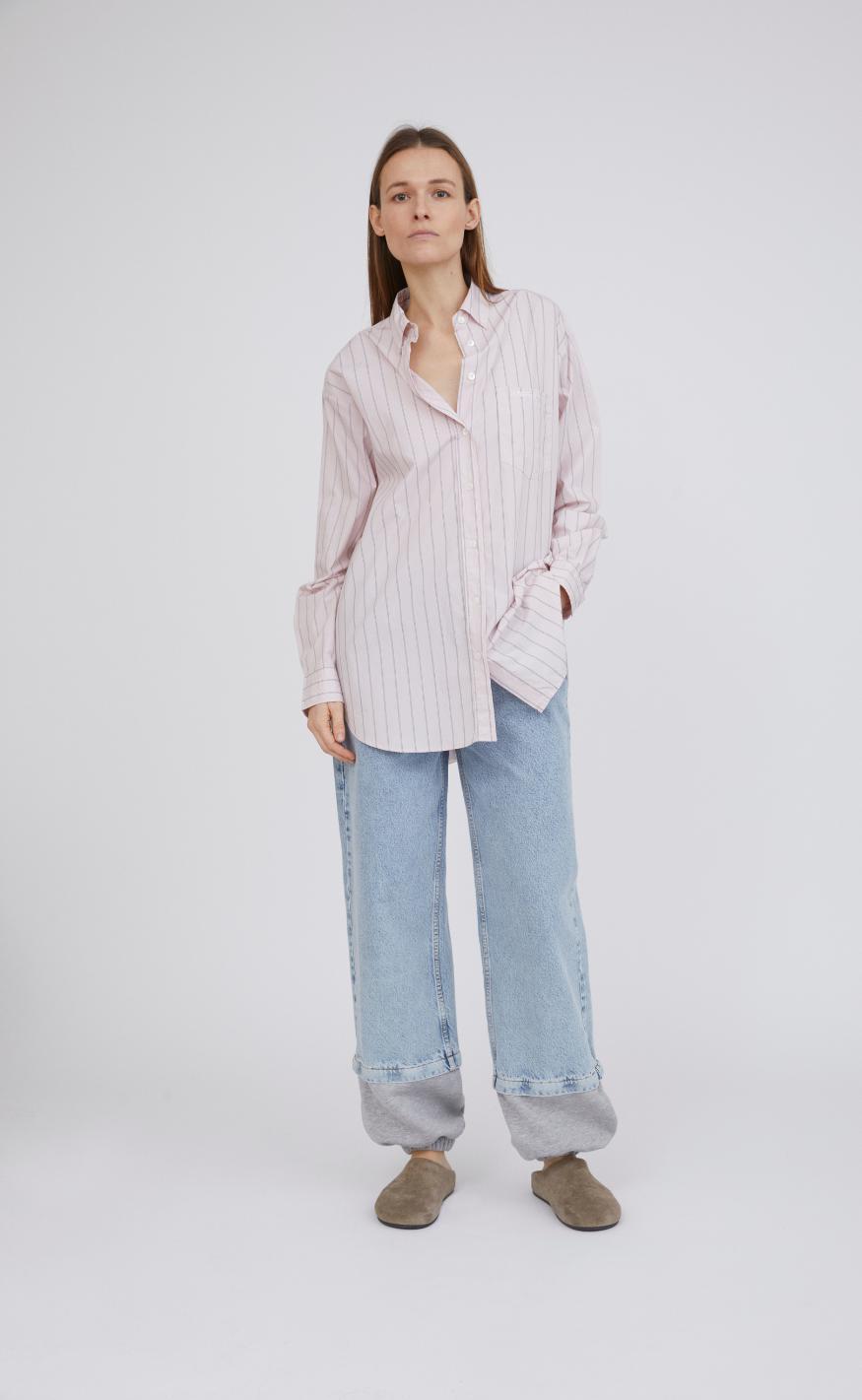 H2O Fagerholt Skjorte - Holiday - Dusty Rose Stripe