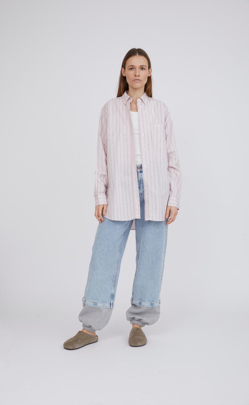 H2O Fagerholt Skjorte - Holiday - Dusty Rose Stripe