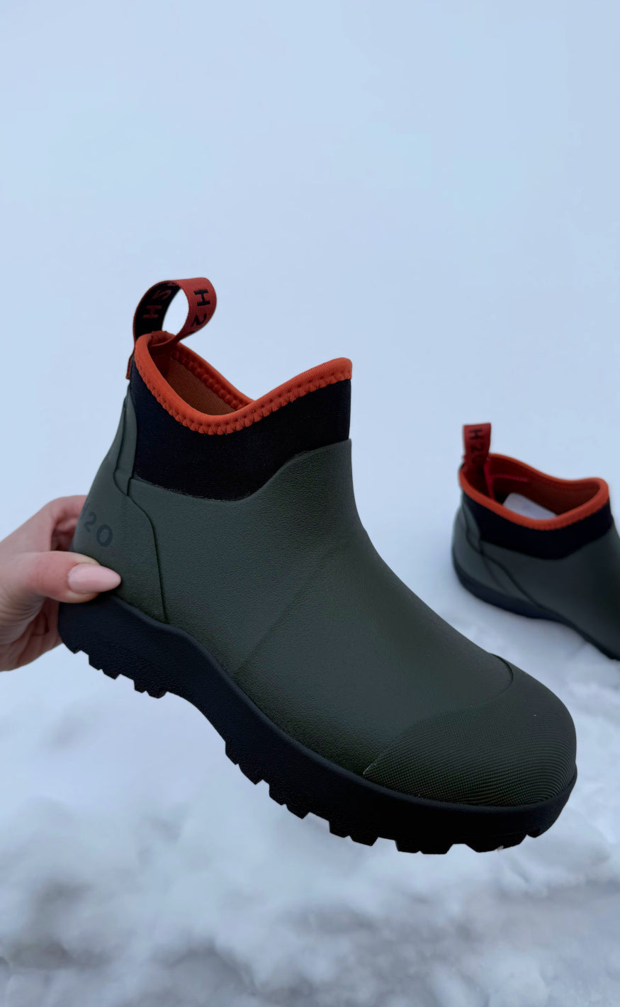 H2O Gummistøvler - Rubber - Army