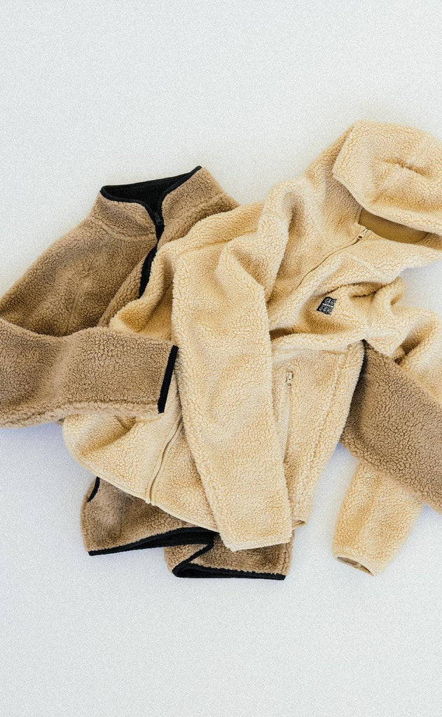 H2O Jakke - Langli Hooded Pile - Beige