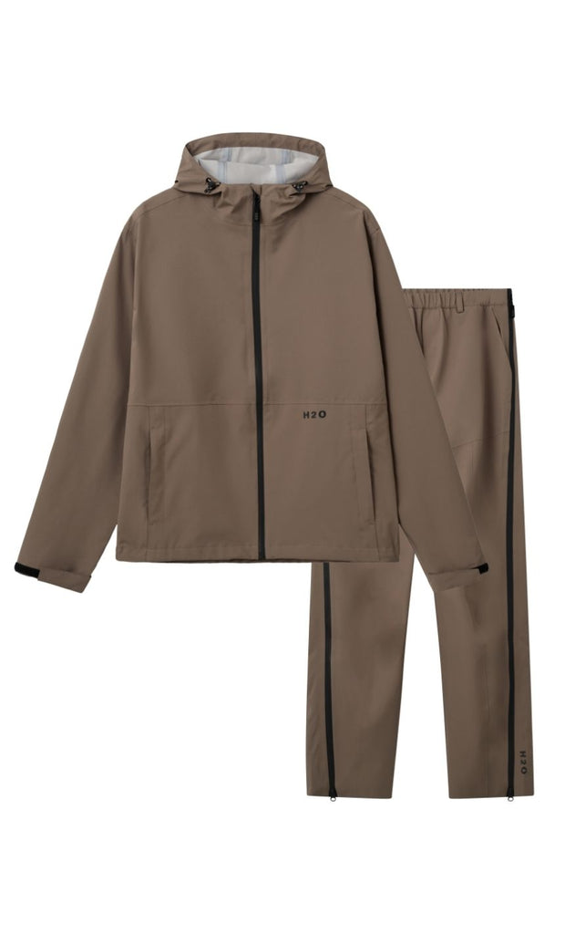 H2O Regnjakke - Bornholm - Dusty Oak