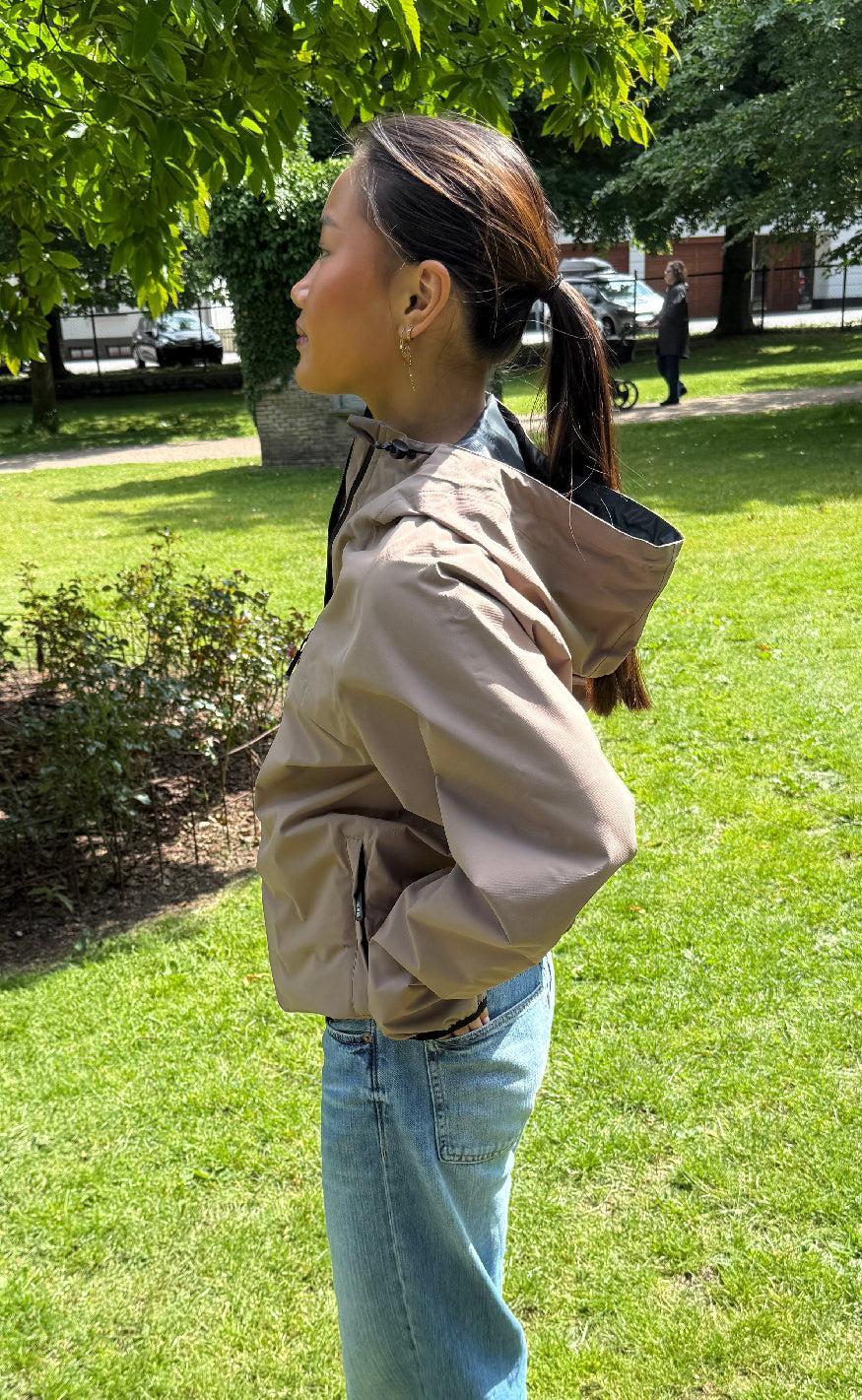 H2O Regnjakke - Rømø Unisex - Dusty Oak