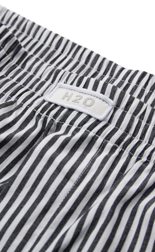 H2O Shorts - Rønne Essential - Black/White Stripe