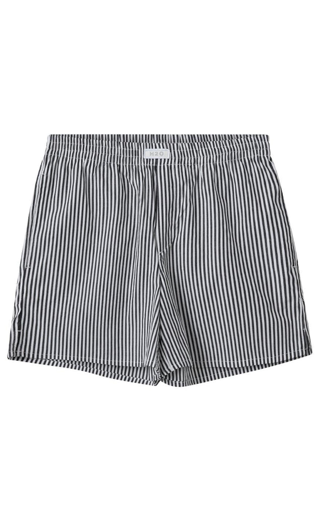 H2O Shorts - Rønne Essential - Black/White Stripe