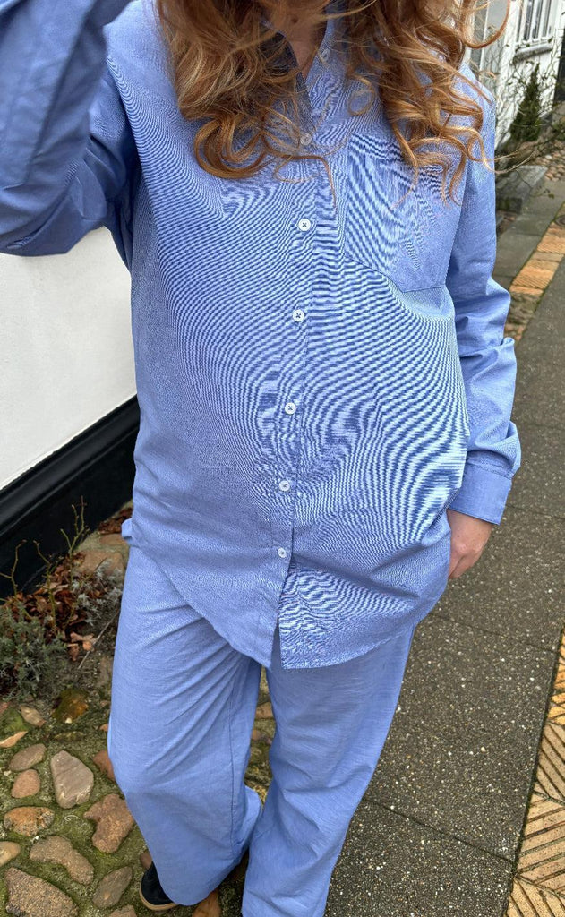 H2O Skjorte - Rønne Essential LS - Blue
