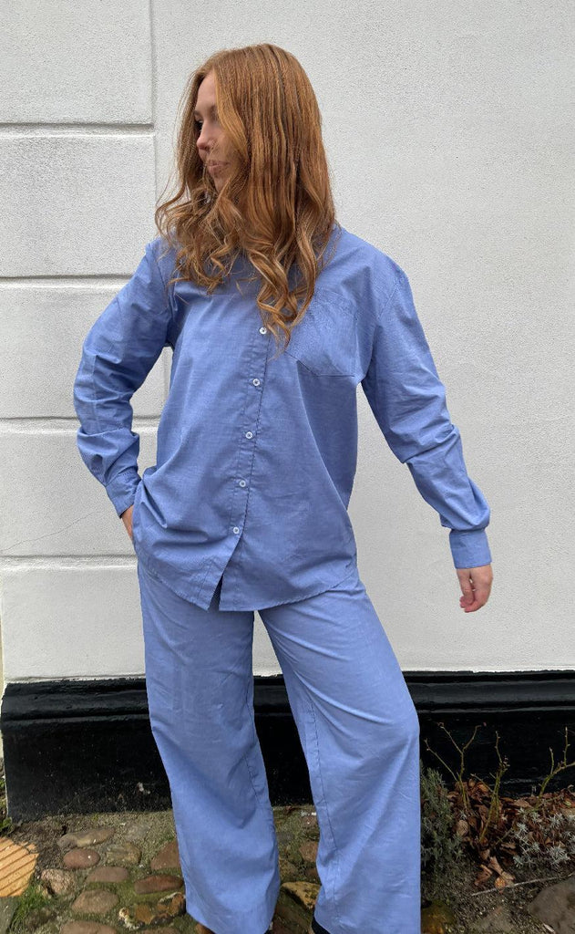 H2O Skjorte - Rønne Essential LS - Blue
