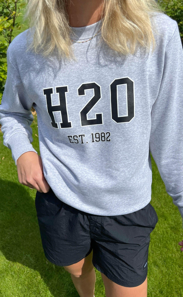 H2O Sweater - College Sweat O'Neck - Light Grey Melange