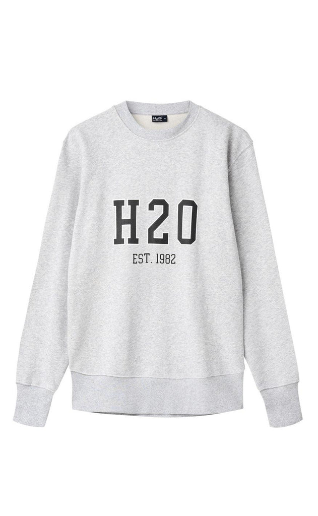 H2O Sweater - College Sweat O'Neck - Light Grey Melange