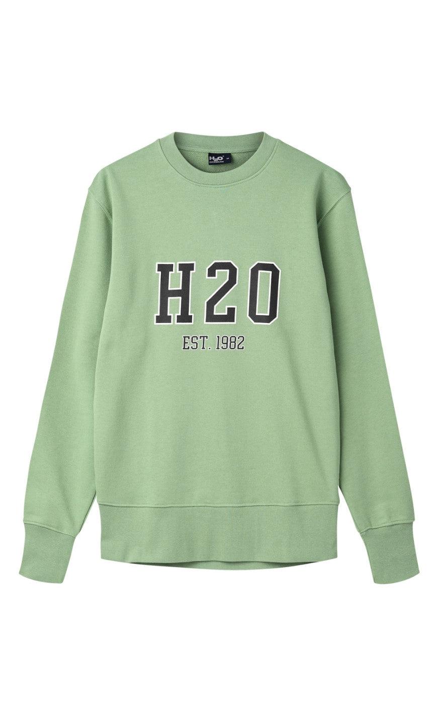 H2O Sweater College Sweat - Sea Grass | Hurtig levering | Fashionbystrand