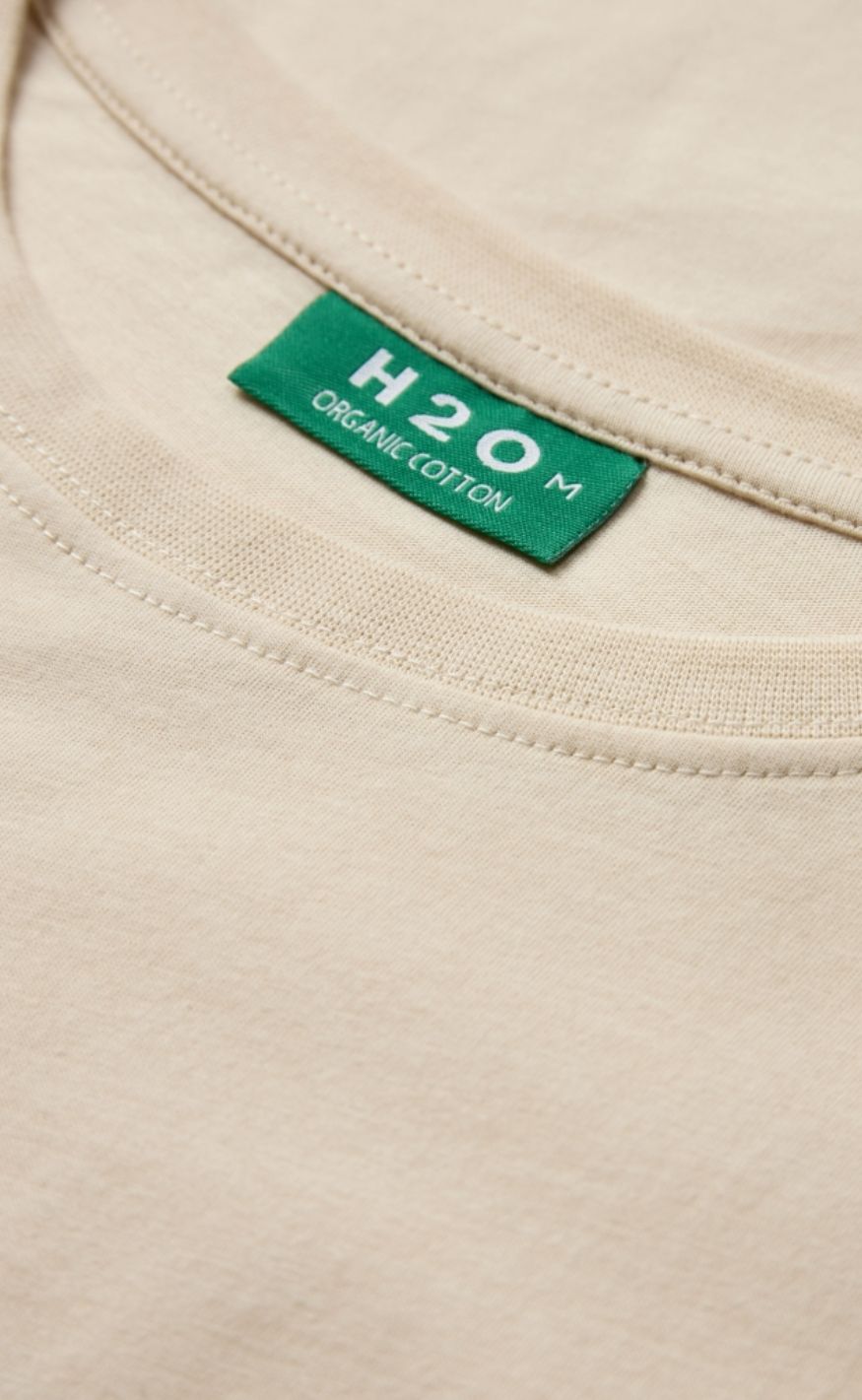 H2O T-Shirt - Logo - Chalk/Grey