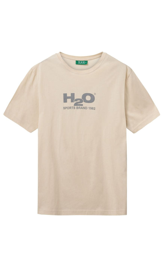 H2O T-Shirt - Logo - Chalk/Grey