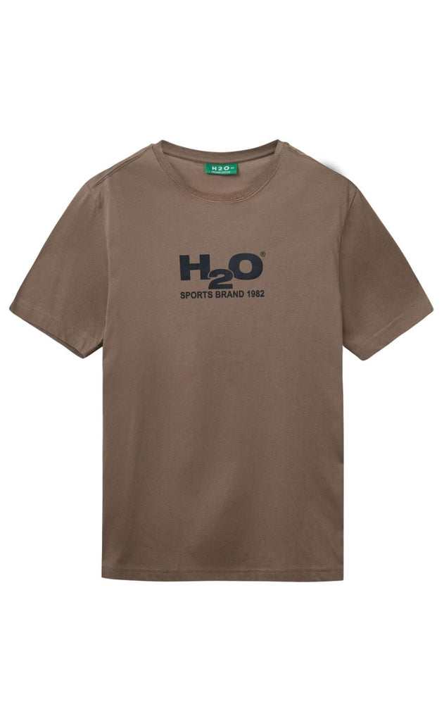 H2O T-Shirt - Logo - Dusty Oak/Navy