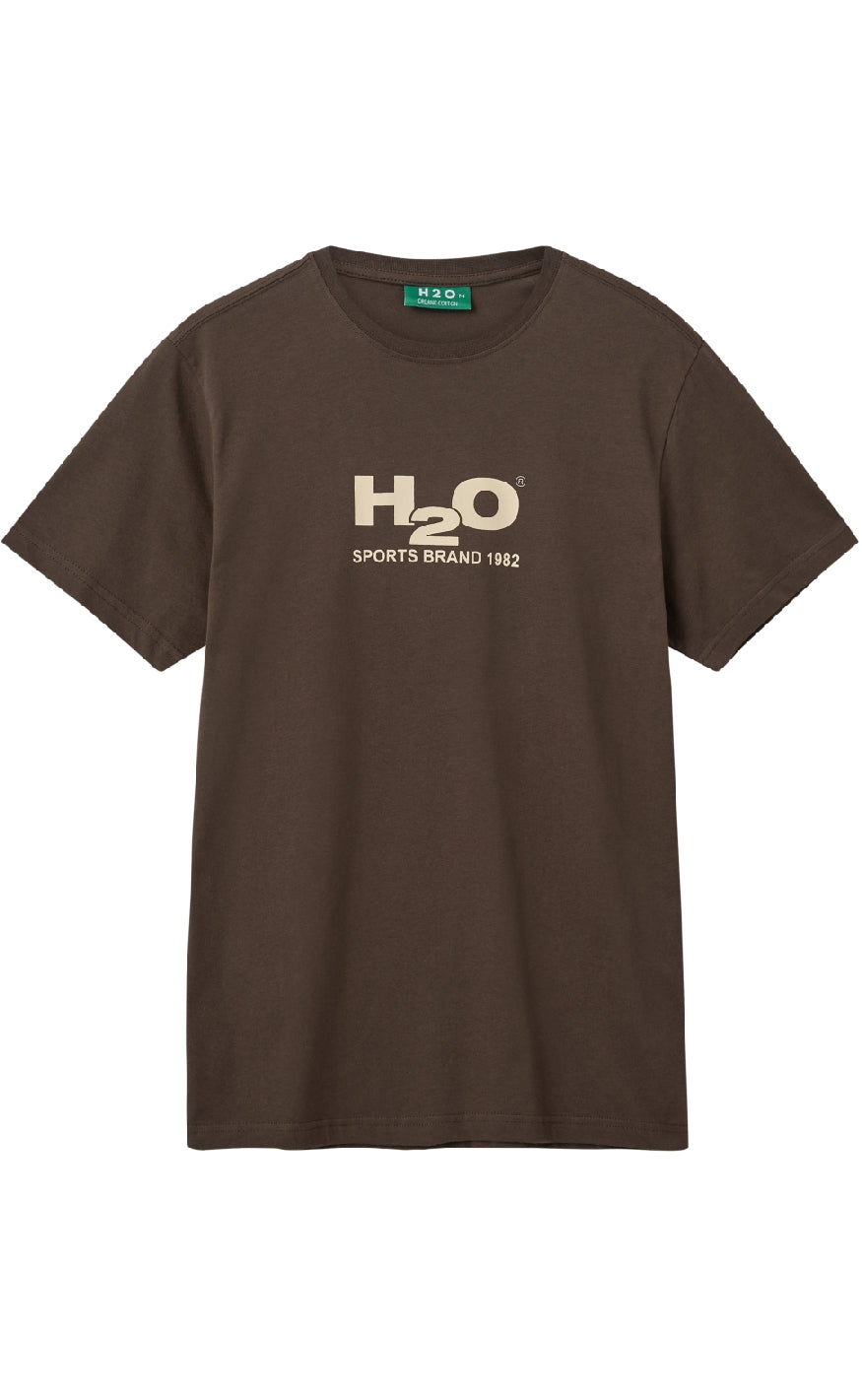 H2O T-shirt - Logo - Espresso