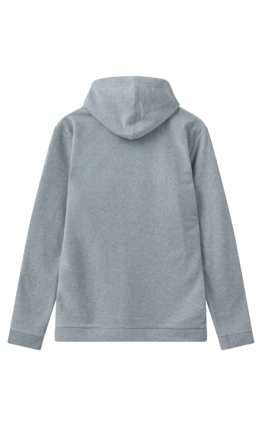 H2O Trøje - Blåvand Fleece Hoodie - Grey Mel