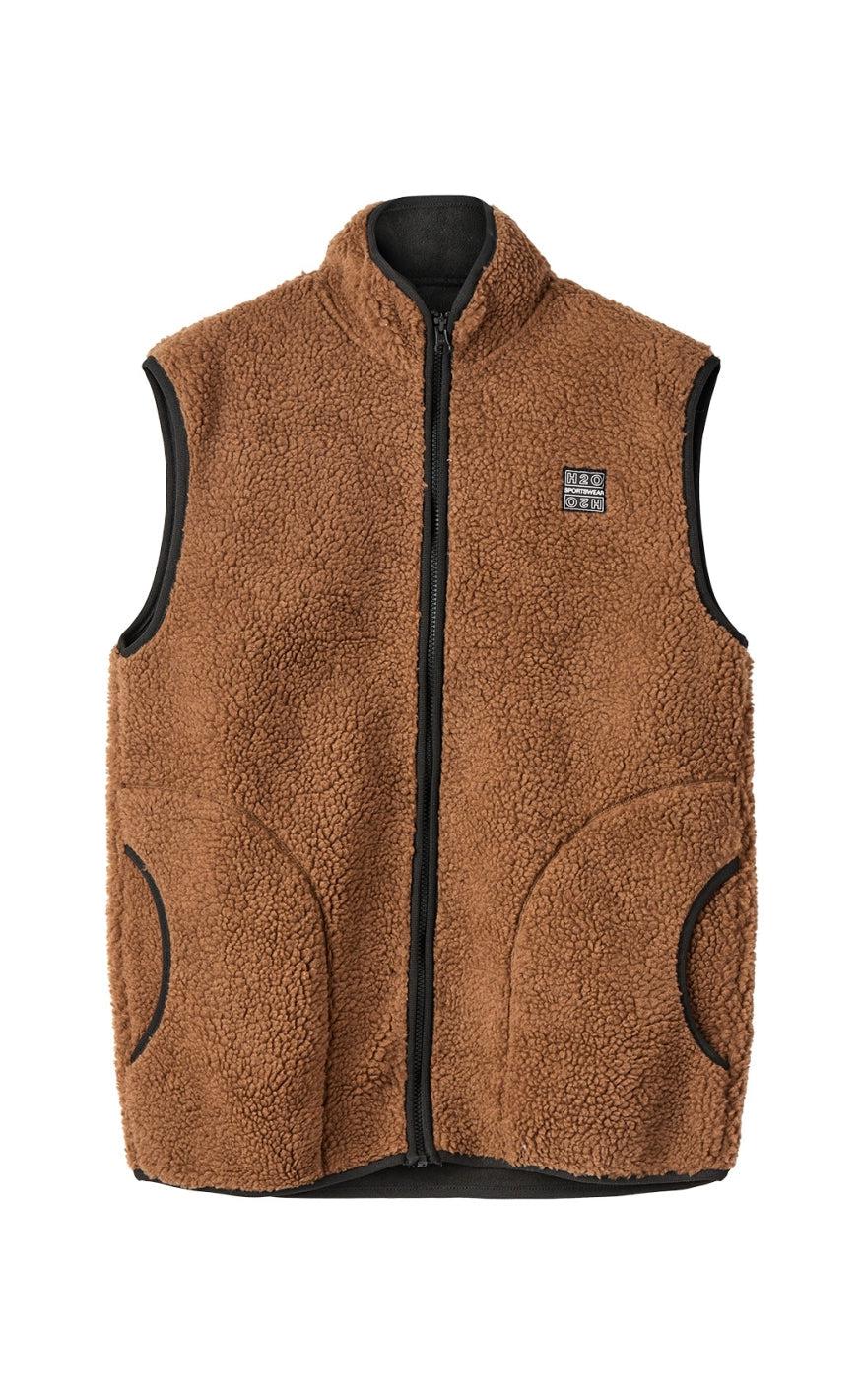 H2O Vest - Langli Pile - Bison Brown