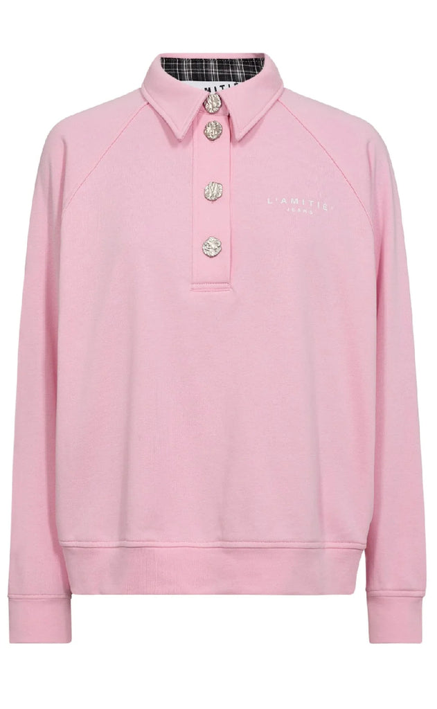 Haute L'Amitié Bluse - Polo Logo - Candyfloss