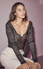 Haute L'Amitié Bodystocking - Summer Lace LS  - Black