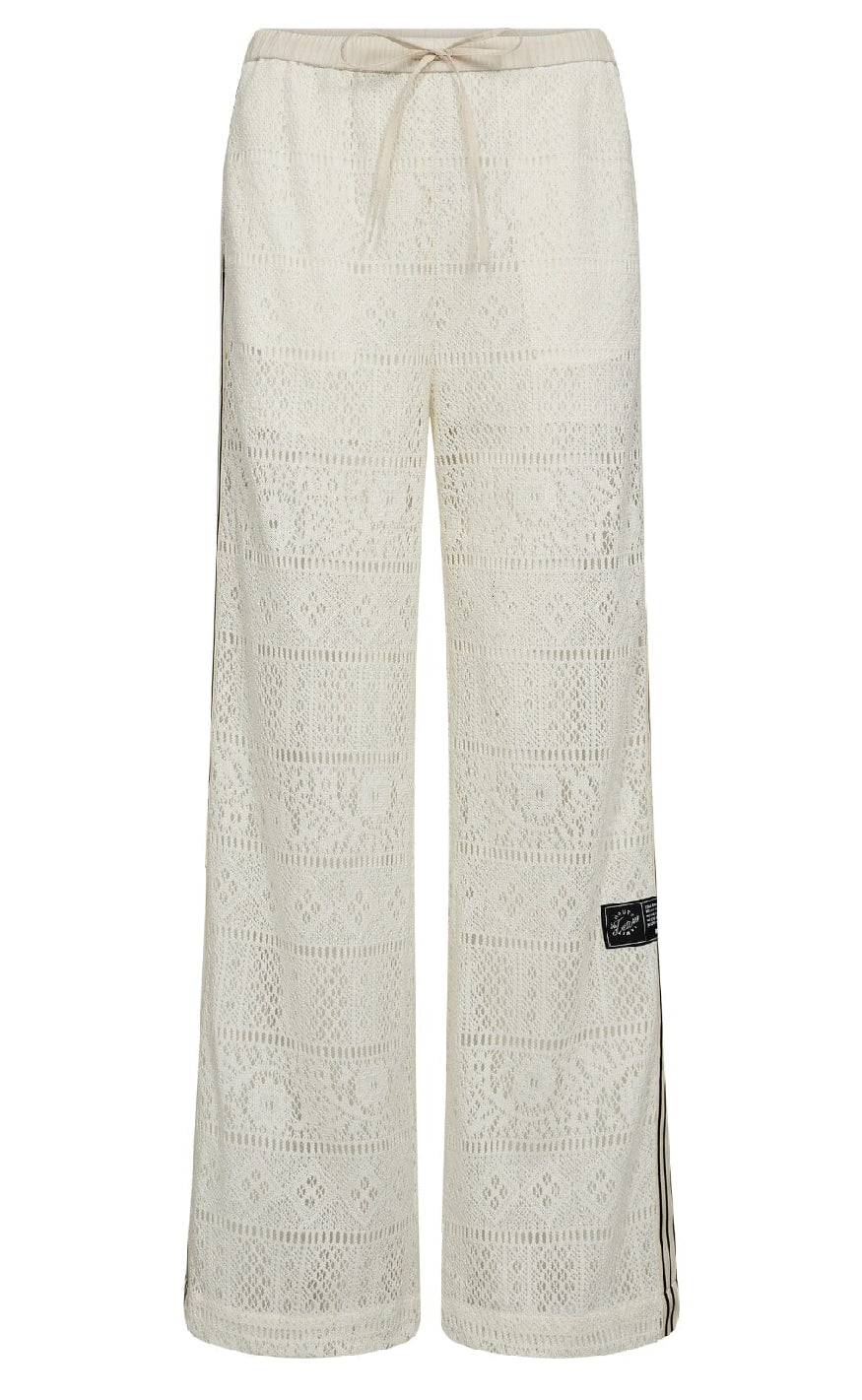 Haute L'Amitié Bukser - Utopia Lace Tie - Off-White